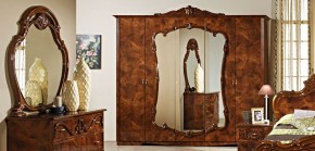 Шкаф 5-и дверный с зеркалами (20.145) Тициана (орех) в Южноуральске - yuzhnouralsk.mebel-74.com | фото