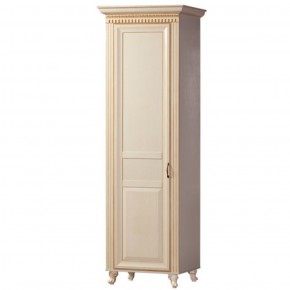 Шкаф для одежды 1-дверный №472 Марлен Кремовый белый в Южноуральске - yuzhnouralsk.mebel-74.com | фото