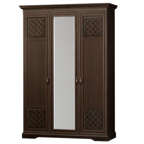Шкаф для одежды 3-дверный №800 Парма Дуб нортон темный в Южноуральске - yuzhnouralsk.mebel-74.com | фото