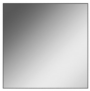 Зеркало Corsica 600х600 black без подсветки Sansa (SB1064Z) в Южноуральске - yuzhnouralsk.mebel-74.com | фото