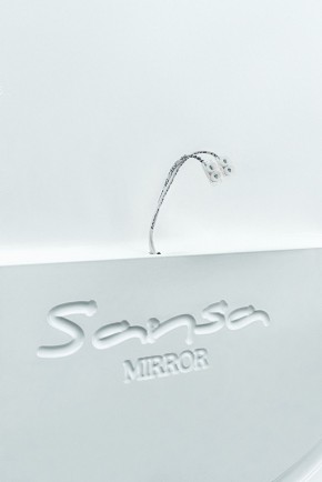 Зеркало Gia 75 white с подсветкой Sansa (SGa1044Z) в Южноуральске - yuzhnouralsk.mebel-74.com | фото