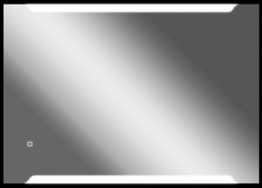 Зеркало Оттава 1000х700 с подсветкой Домино (GL7028Z) в Южноуральске - yuzhnouralsk.mebel-74.com | фото