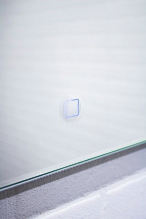 Зеркало Quadro 100 alum (линза) с подсветкой Sansa (SQL1030Z) в Южноуральске - yuzhnouralsk.mebel-74.com | фото